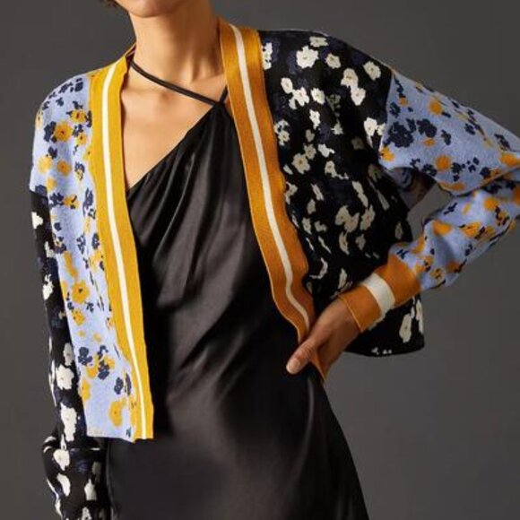 Anthropologie Varsity Cardigan Sweater - Picture 2 of 8